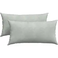 vidaXL Zitkussens 2 pcs Lichtgrijs 80 x 40 cm Corduroy stof