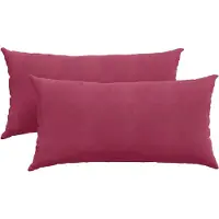 vidaXL Zitkussens 2 pcs Wijnrood 80 x 40 cm Corduroy stof