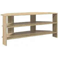 vidaXL HoekTVKabinet 102x40,5x45cm Sonoma Eik Bewerkt hout