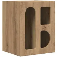 vidaXL Nachtkastje ELST Artisan Eiken 40 x 35 x 50 cm Bewerkt hout