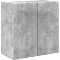 vidaXL TV Wandkast 59,5 x 31 x 60 cm Beton Grijs Bewerkt hout