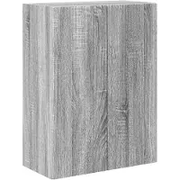 vidaXL TV Wandkast 59,5 x 31 x 80 cm Grijs Sonoma Bewerkt hout
