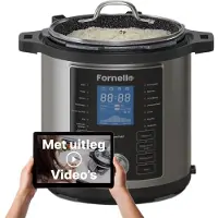 Fornello multicooker 6 liter Rijstkoker met 17 programma’s – PFAS-vrij