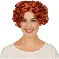 Dressforfun - Vrouwenpruik charleston - verkleedkleding kostuum halloween verkleden feestkleding carnavalskleding carnaval feestkledij partykleding - 301107