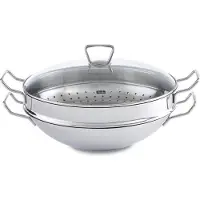 Fissler Wok Nanjing 35 cm Stoominzet