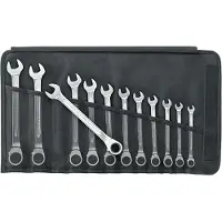 Stahlwille 96411712 17/12 Steek-ringratelsleutelset 12-delig Sleutelbreedte (metrisch) 8 - 19 mm