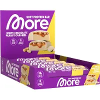 More Nutrition More Protein Bar | White Chocolate Peanut Caramel | Eiwitreep | Geen toegevoegde suiker |