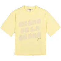 Garcia Shirt geel / donkerlila / zwart