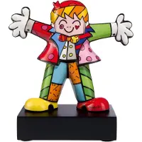 Goebel - Romero Britto | Decoratief beeld / figuur Hug Too 15 | Porselein - Pop Art - 15cm