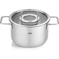 Fissler Kookpan Pure Collection met Glasdeksel 20 cm