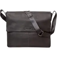Juscha Urban Laptoptas 38 x 8 x 30 cm Leer Zwart