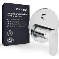 Kludi X1 - Inbouwkraan, voor 2 functies, chroom 327590575