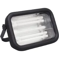 Ks Tools werklamp, model 150.4255, afmetingen 340mm x 230mm, behuizing van polycarbonaat, met rubberen voet