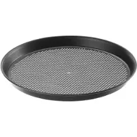 Hendi Geperforeerde pizzapan – Blauw koolstofstaal – Ø270 mm – Ø3 mm gaten
