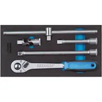 Gedore 1500 CT1-1993 T 2309106 Accessoires voor dopsleutels 1/2 (12.5 mm) 5-delig