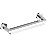 Keuco Toiletpapierhouder, Douchebak EDITION 90 vc/alu met glazen zuigmond 400mm