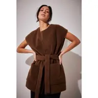 NA-KD Wool Blend Vest Dames Gilet - Maat 38