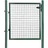 Songmics Afsluitbaar tuinhek met 3 sleutels, Groente / 150 X 106 cm
