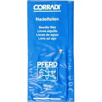 PFERD TOOLS 12315092 CORRADI naaldvijlenset Zwitserse kap 0 in PVC-roltas Lengte 180 mm 1 stuk(s)