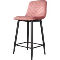 DS4U - Gaby barkruk velvet 65 cm 2.0 - roze