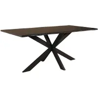 Lizzely Garden & Living Eettafel langwerpig 220cm Jeffo zwart langwerpige tafel