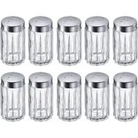 Westmark Peperstrooier, 10 stuks, inhoud: elk 50 ml, glas/roestvrij staal, traditioneel, zilver/transparant
