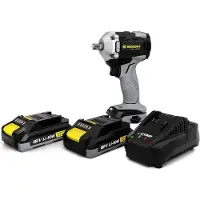 Rodcraft Accuboormachine met slagfunctie RC 9067 K2, 20V, 2Ah, 12,5 mm (1/2 inch), A4-schroeven, 300 Nm,