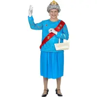 Widmann Engelse koningin kostuum Queen Mum