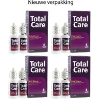 Blink TotalCare Cleaner - 8 x 15 ml - Premium Dagelijkse Lenzenvloeistof voor Harde Contactlenzen - Conserveermiddelvrij - Reisformaat