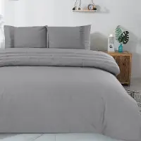 Dreamhouse Dekbedovertrek Bali Grey Katoen-240 x 200 / 220 cm | Lits-Jumeaux