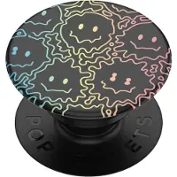 PopSockets , Popgreep voor standaardsmartphones met Feel the Bass-ontwerp, Zwart