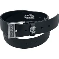Rock Rebel by EMP Riem - Decorate Your Belt - zwart - Maat 90 cm