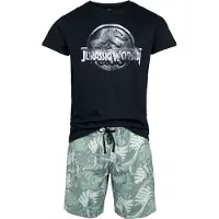 Jurassic Park Pyjama - Jurassic World - S tot 3XL - voor Mannen - meerkleurig - Maat XL