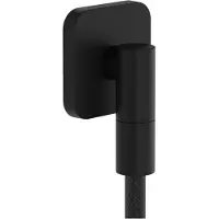 Hansgrohe FixFit Fine Q - Wandaansluitbocht, mat zwart 28884670