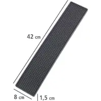 SmartaSaker Afdruipmat 8 X 42 Cm Zwart