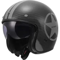 LS2 OF601 Bob II Carbon Star Open-Face Helm Maat
