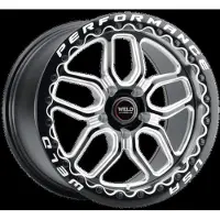 Weld Racing 17x10 Laguna Bead Lock 5x120 ET42 BS7.15 Gloss BLK MIL DIA 78.1