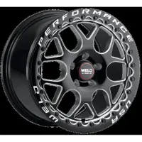 Weld Solana Beadlock 17x11 / 5x115 BP / ET0 / 78.1mm Bore - Gloss Black MIL DIA Wheel