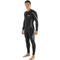 Seac Sub M.lungo Invidia 3 Mm Freediving Wetsuit Zwart M Man