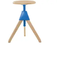 Magis Jerry – The Wild Bunch Draaibare Kruk Natural 7011 | Light Blue 1781 C