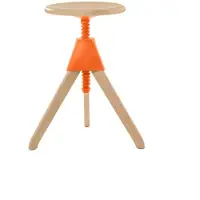 Magis Jerry – The Wild Bunch Draaibare Kruk Natural 7011 | Orange 1780 C