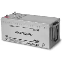Mastervolt Agm Battery 225ah 12v Transparant 22.4 x 24 x 52.2 cm