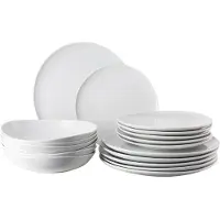 Rosenthal Set 18-tlg. mit Tellern Junto Weiss 10540-800001-28647
