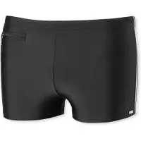Schiesser Zwemshorts 'Aqua' zwart / wit