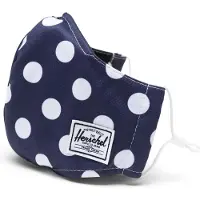 Herschel Classic Fitted Gezichtsmasker One Size Peacoat Polka Dot