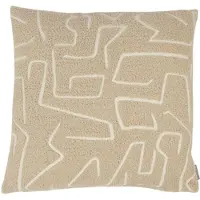 Mars & More Roy chenille jaquard kussen creme 45x45cm