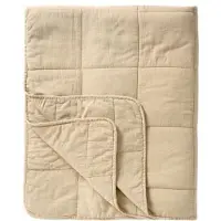 Ib Laursen Plaid vintage bedspread, double fog, 240x240cm