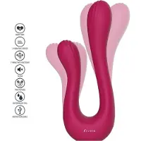 XOCOON G Spot Vibrator met Clitoris stimulator Fuchsia