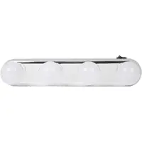 Design Desing make up light - Grijs / Wit - Kunststof - 4 lichttbronnen - Met Zuignappen - 31 x 31 x 7 cm