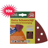 Veba 10 x 10pcs P240 Delta-schuurpapier vd